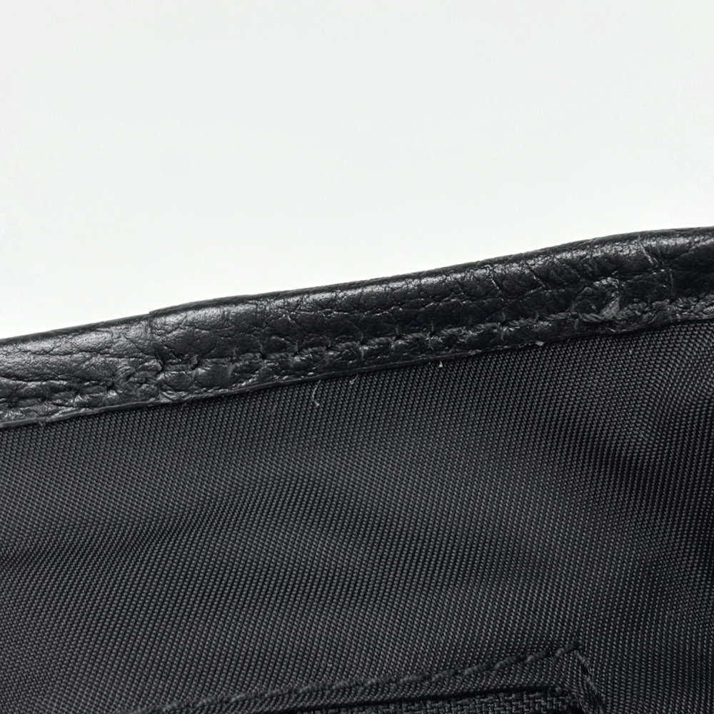 Gucci GG pattern shoulder bag, messenger nylon, black, 510335, women's. - Picture 6 of 7